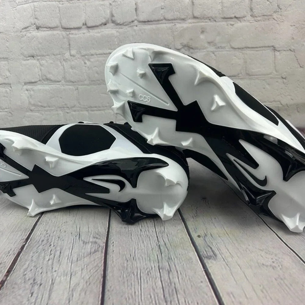 Nike Alpha Menace Pro 3 Mid Football Cleats Men's Black Size - Picture 7 of 7